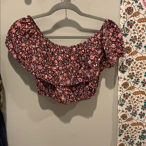 Floral crop top